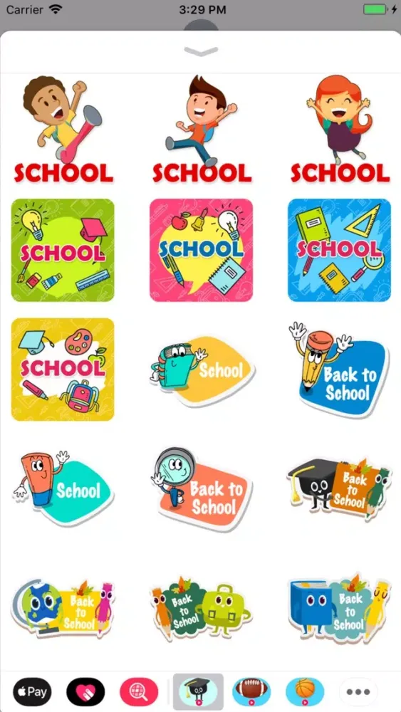 Captures d'écran de Animated Back to School