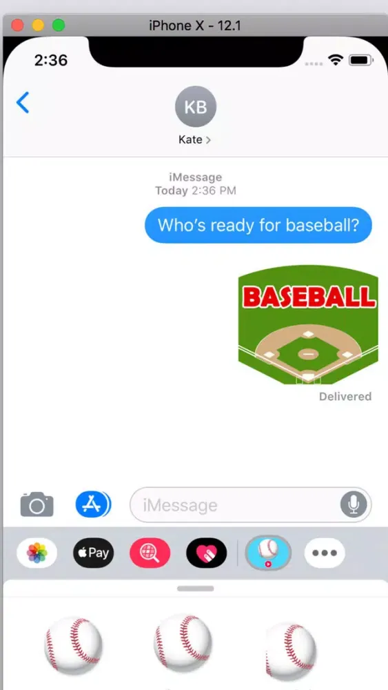 صور Animated Baseball Stickers