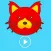 Animated Crazy Cats Stickers
