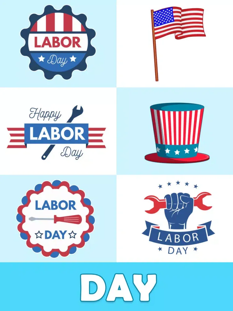 Zrzuty ekranu Animated Labor Day Stickers iPad 