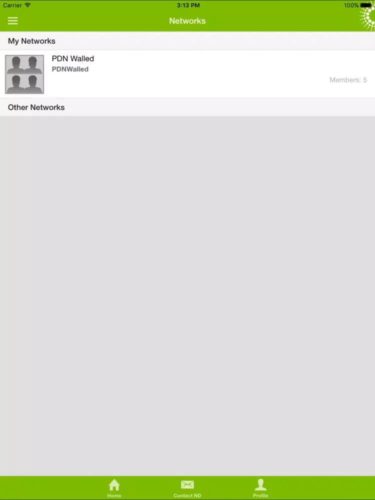 Executive Networks ENgage iPad  Screenshots