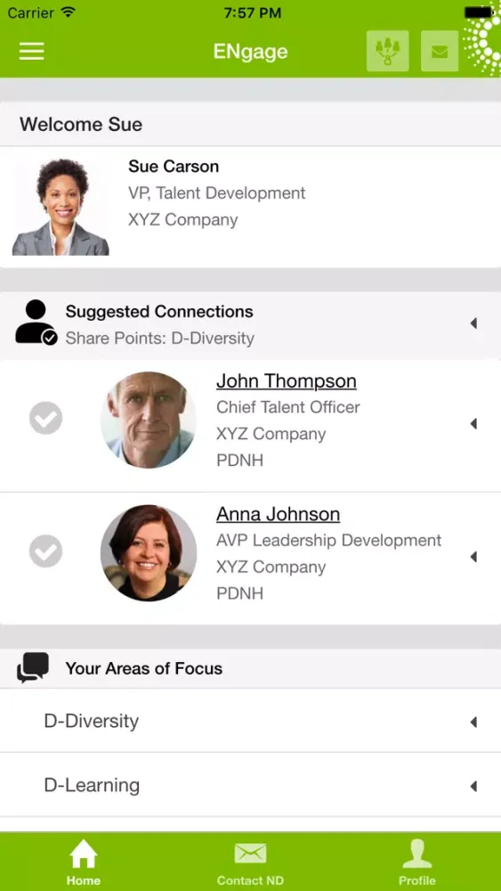 Executive Networks ENgage Screenshots
