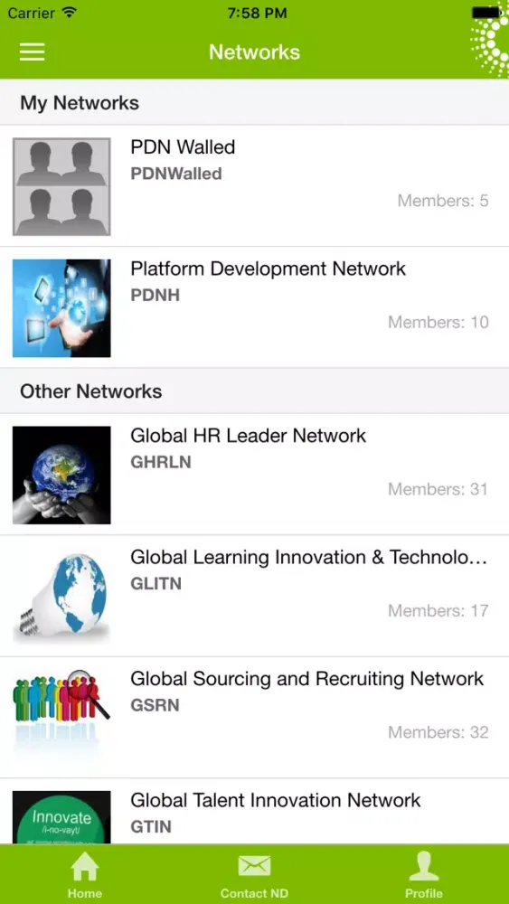 Executive Networks ENgage Screenshots
