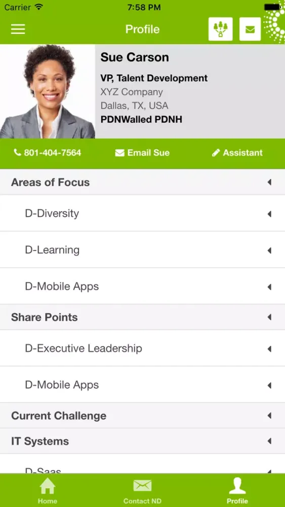Executive Networks ENgage Screenshots