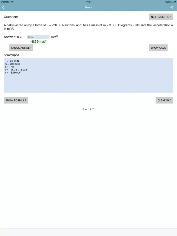 Force & Energy Questions iPad  스크린샷