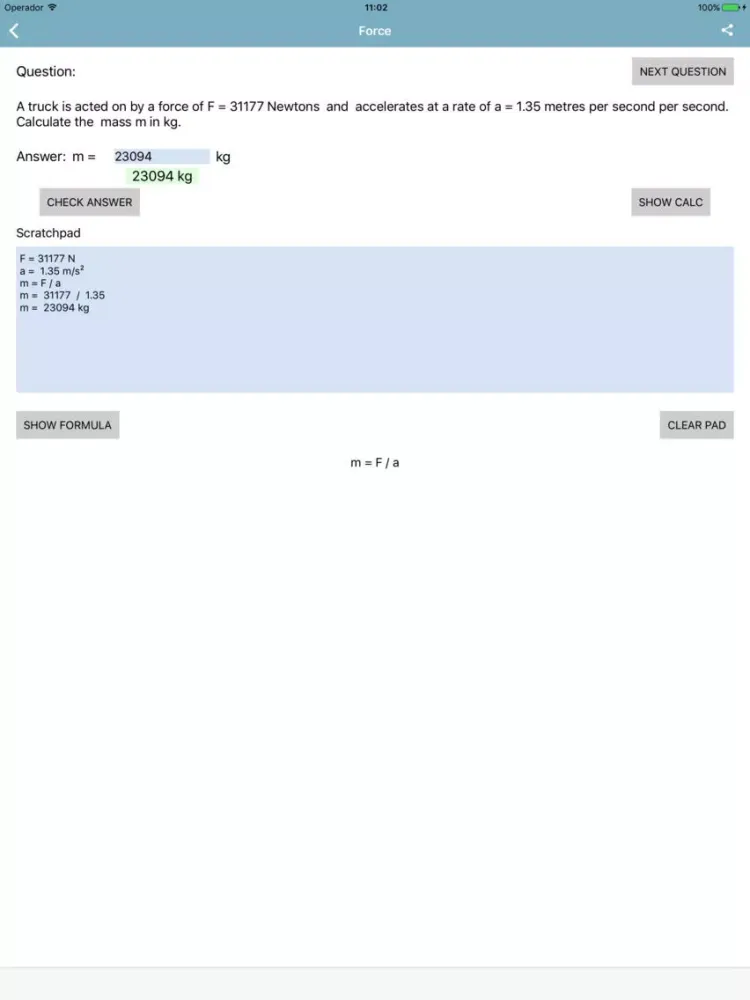 Force & Energy Questions iPad  스크린샷