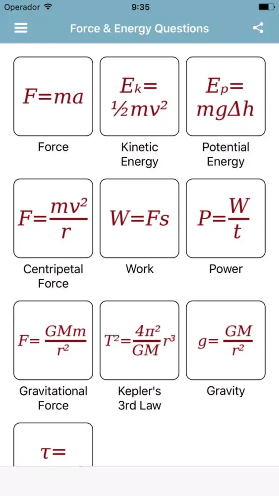 Force & Energy Questions 스크린샷