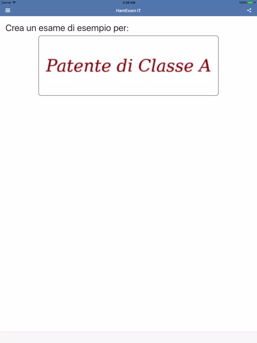 HamExam (IT) Radioamatore iPad  स्क्रीनशॉट