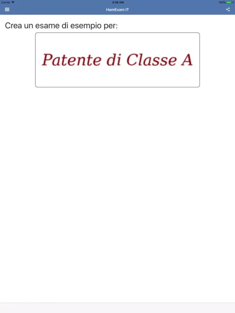 HamExam (IT) Radioamatore iPad  スクリーンショット