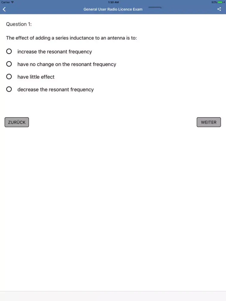 ภาพหน้าจอของ HamExam (NZ) iPad 
