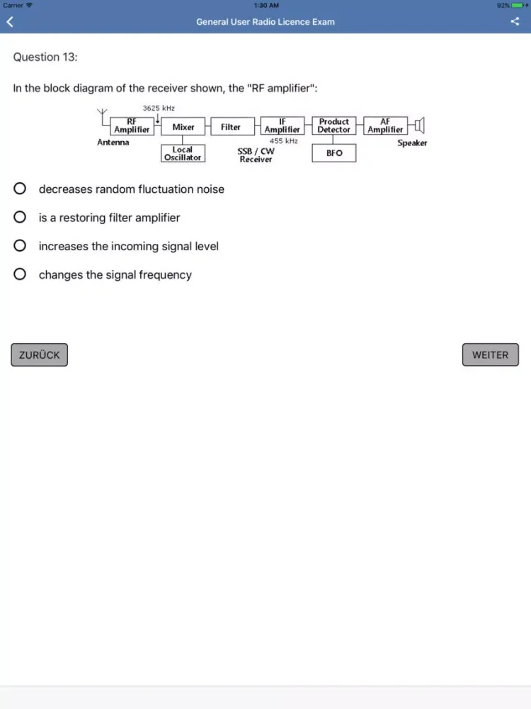 ภาพหน้าจอของ HamExam (NZ) iPad 