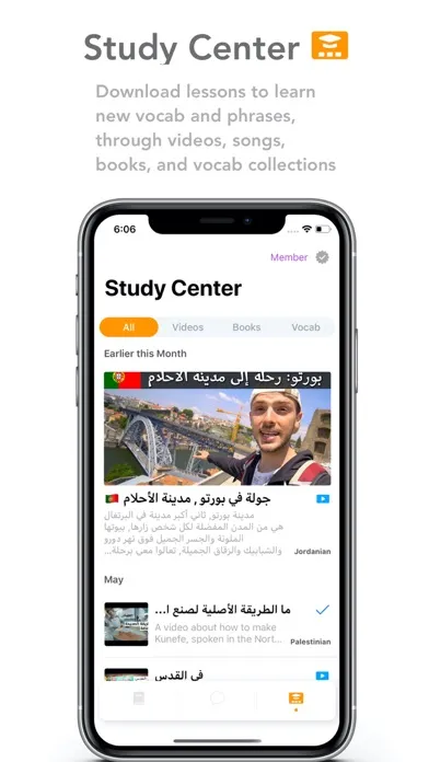 Tangkapan layar Arabic Learning Companion