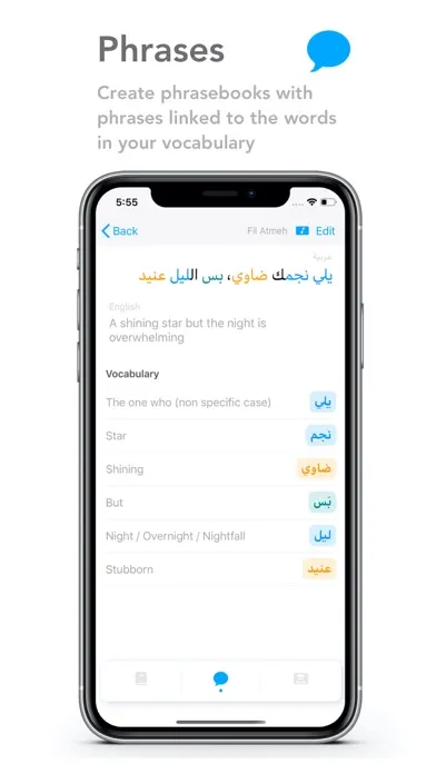 Tangkapan layar Arabic Learning Companion