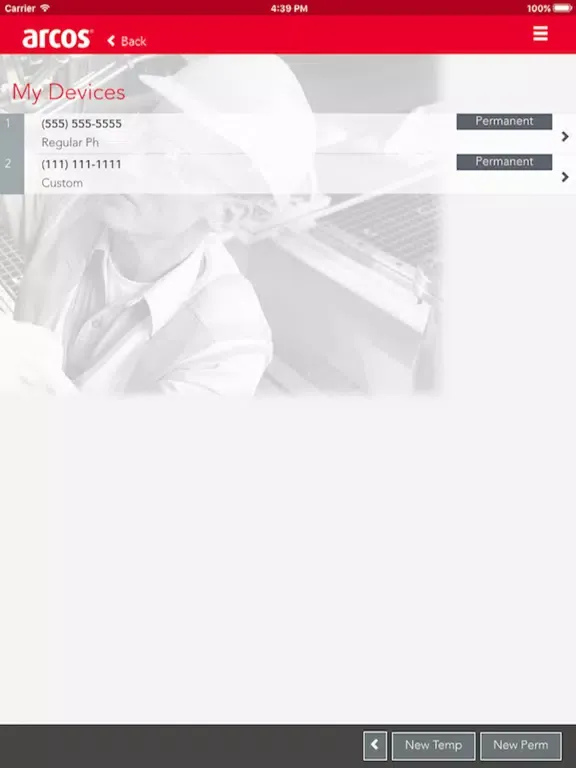 ARCOS App iPad  スクリーンショット