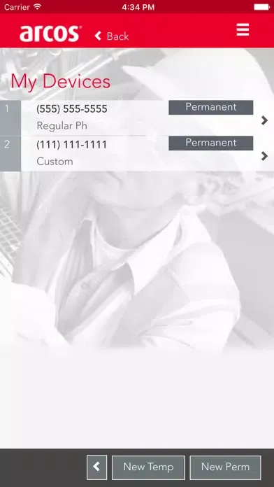 ARCOS App スクリーンショット