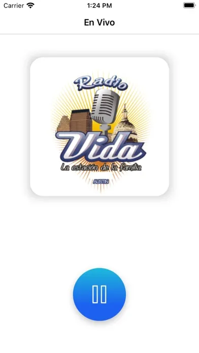 Capturas de tela do Radio Vida