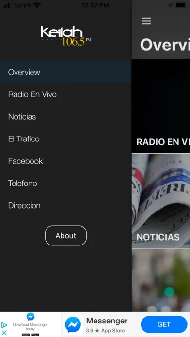 Ảnh chụp màn hình của Keilah Radio