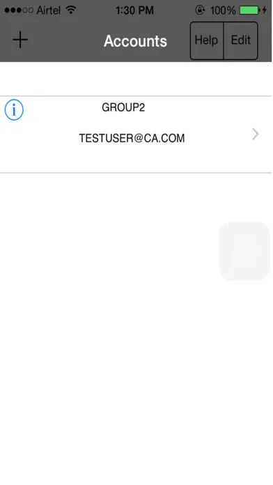 Capturas de pantalla de CA Auth ID