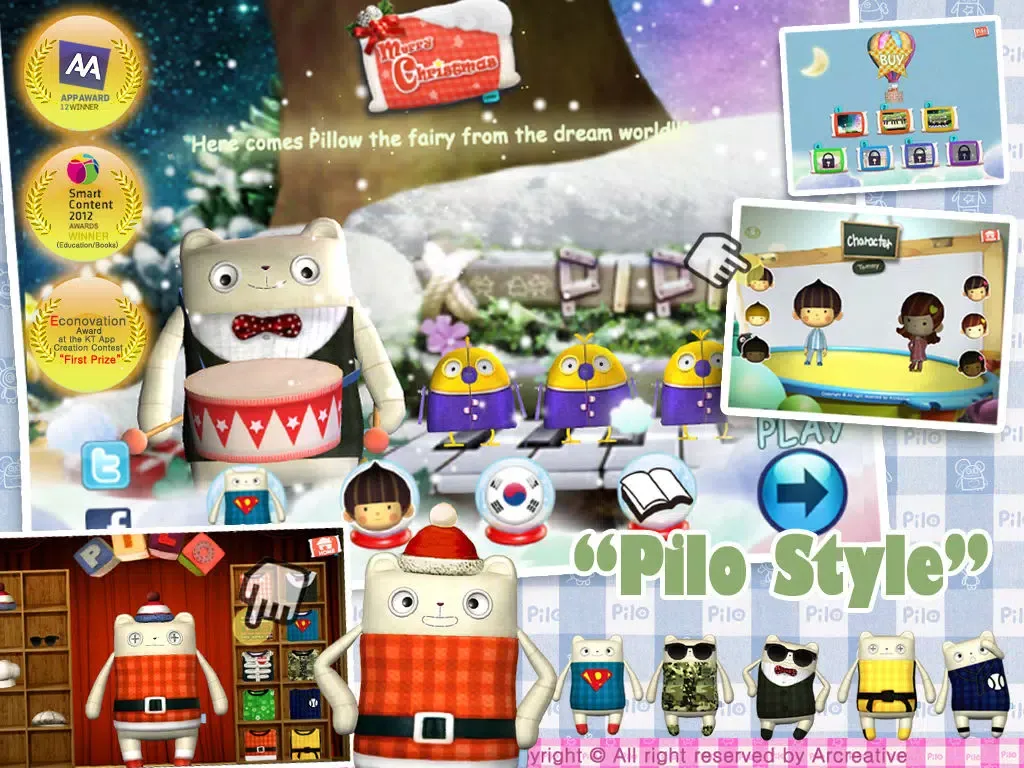 Capturas de tela do Pilo2-The Pillow Fairy iPad 