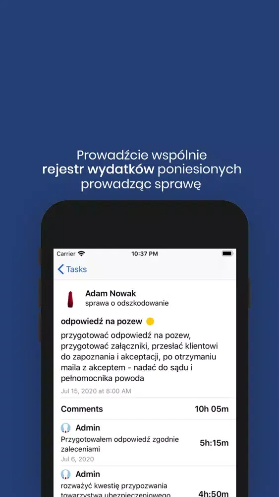 Zrzuty ekranu Filing Cabinet