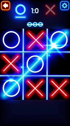 Tic Tac Toe Glow: 2 Players Screenshots