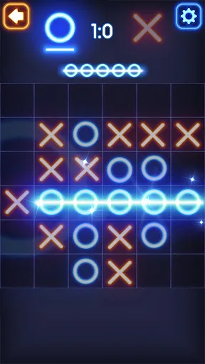 Tic Tac Toe Glow: 2 Players Screenshots