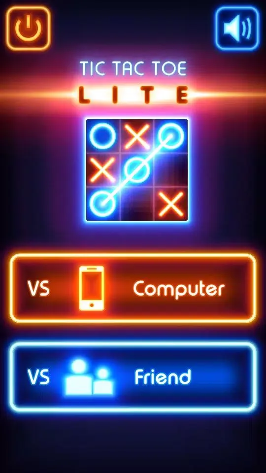 Zrzuty ekranu Tic Tac Toe glow - Puzzle Game