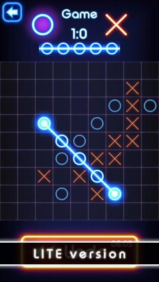 Zrzuty ekranu Tic Tac Toe glow - Puzzle Game