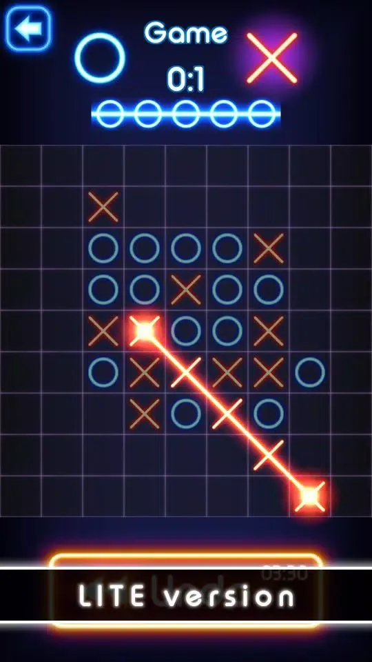 Zrzuty ekranu Tic Tac Toe glow - Puzzle Game
