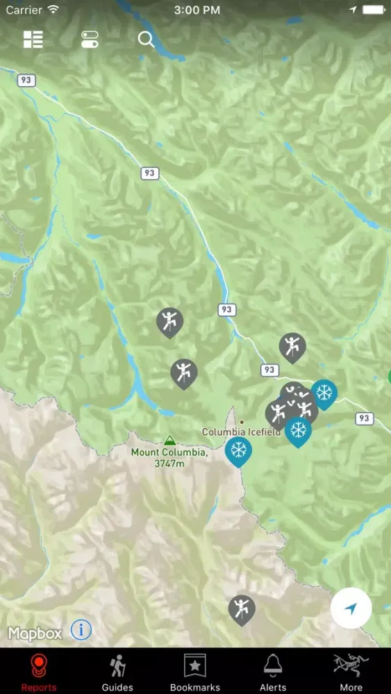 Capturas de pantalla de Mountain Conditions Report
