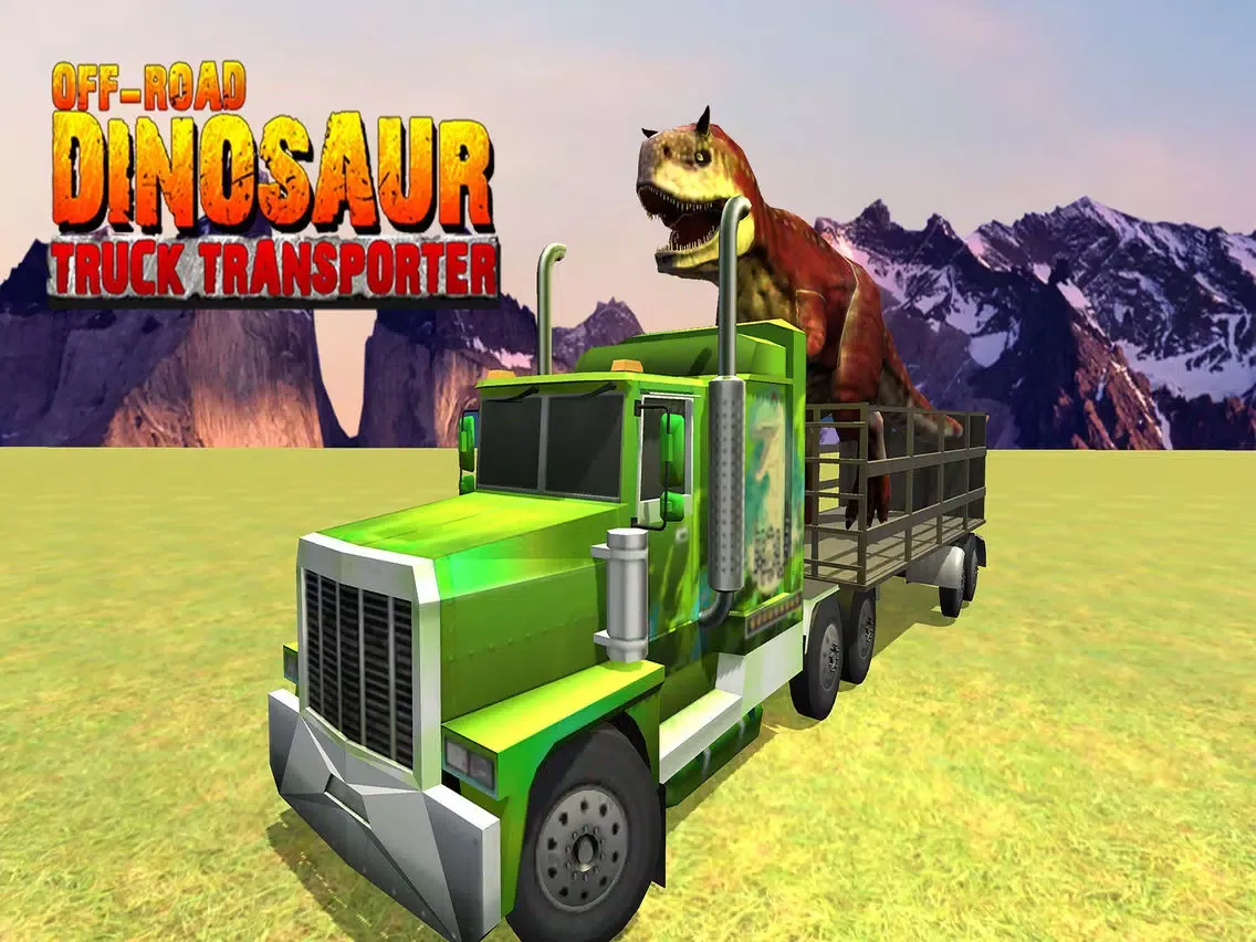 ภาพหน้าจอของ Off-Road Truck: Angry Dinosaur iPad 