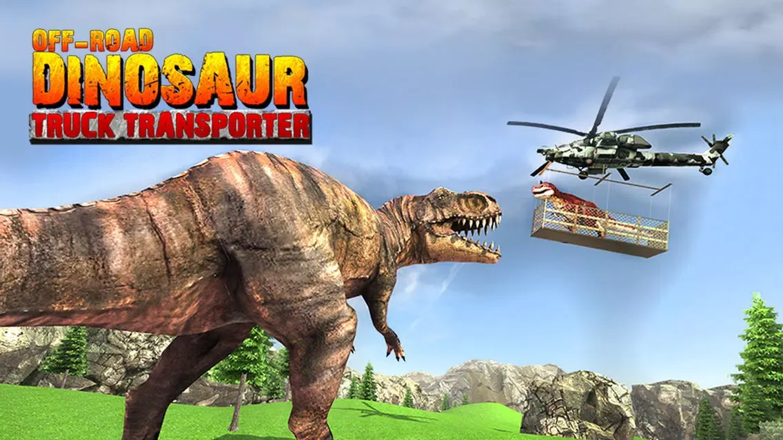 ภาพหน้าจอของ Off-Road Truck: Angry Dinosaur