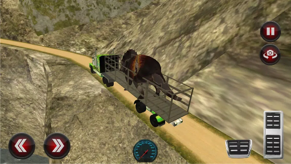 ภาพหน้าจอของ Off-Road Truck: Angry Dinosaur