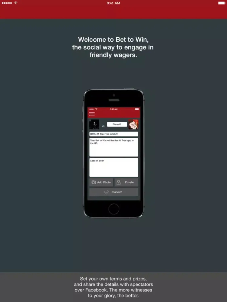 Bet to Win iPad  Screenshots