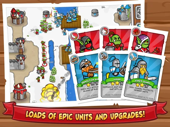 Castle Raid 2 iPad  스크린샷