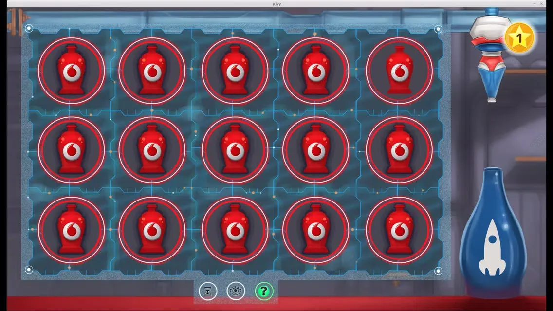 Screenshot di Vodabot Challenge