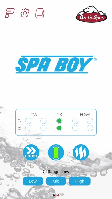 Zrzuty ekranu Arctic Spas DirectConnect