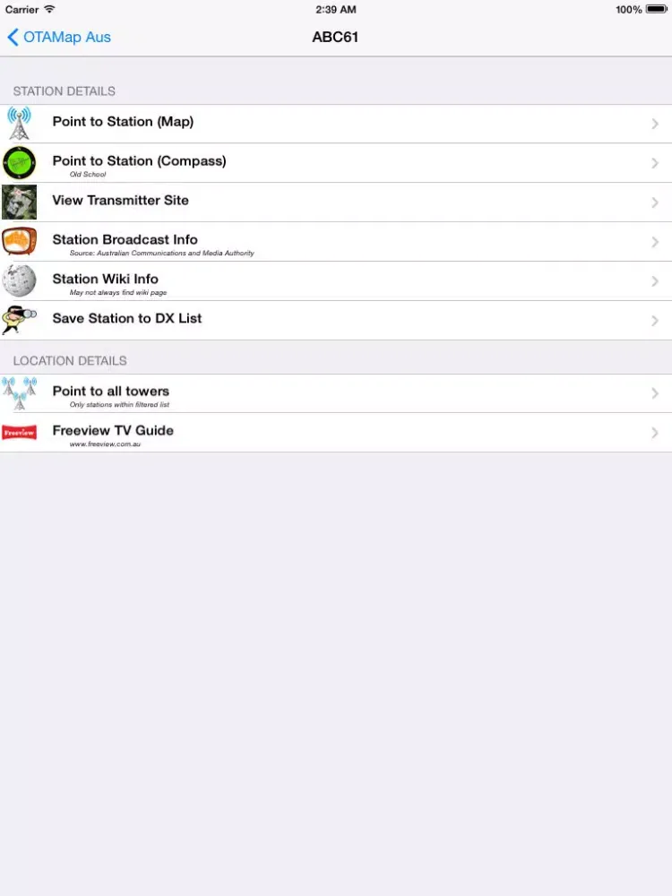 Captures d'écran de OTAMap Australia & New Zealand iPad 