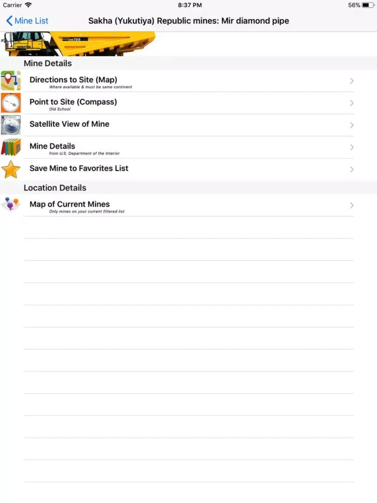 World Mines Mineral Resources iPad 應用截圖