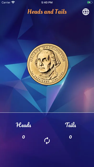 Heads & Tails app Screenshots