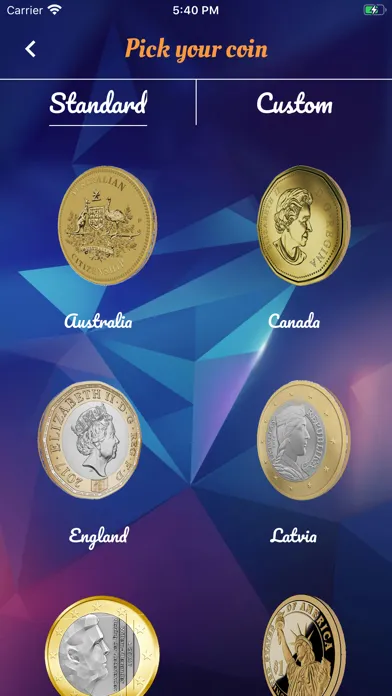 Heads & Tails app Screenshots