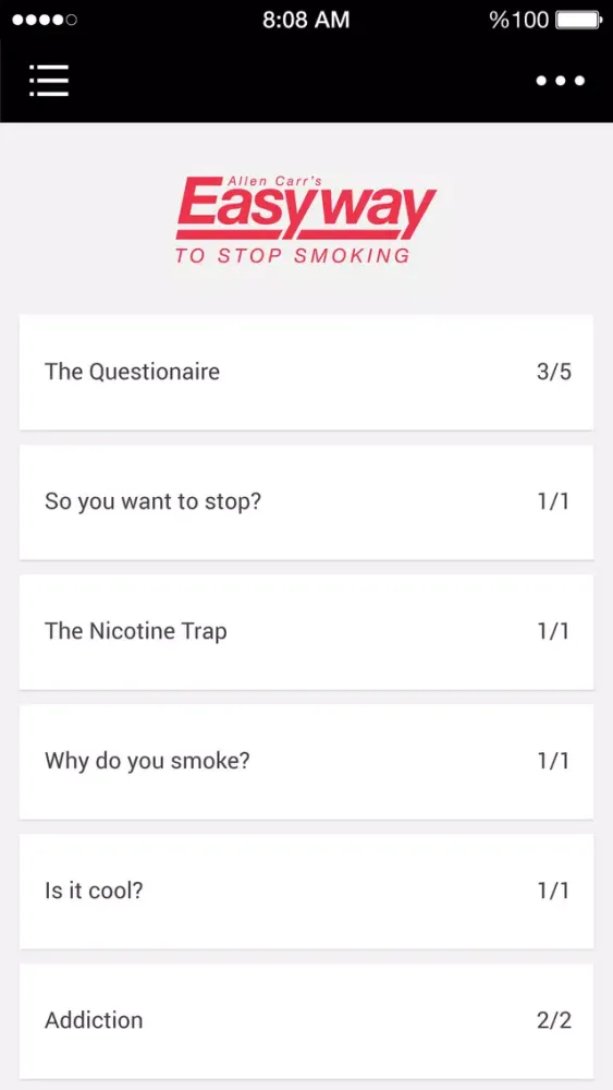 Easy Way to Stop Smoking スクリーンショット