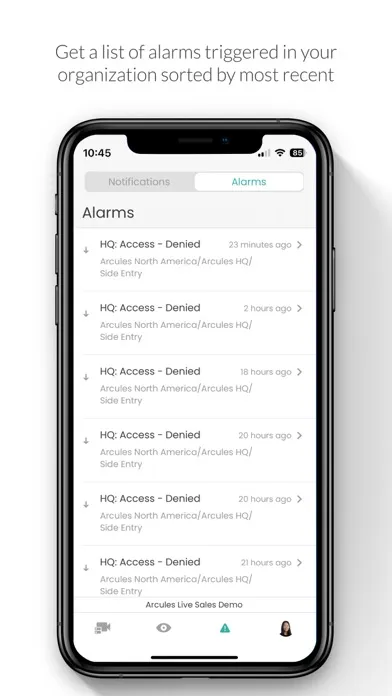 Arcules Cloud Security स्क्रीनशॉट