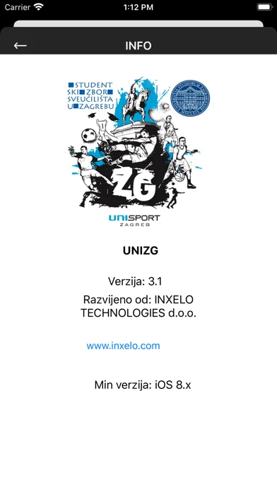 UniSport ZG應用截圖