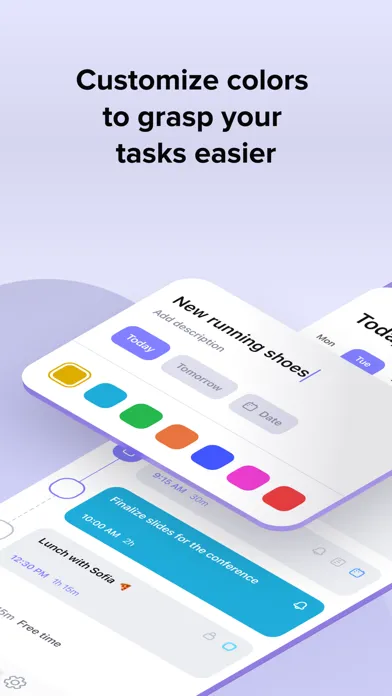 ภาพหน้าจอของ Time Blocking Schedule: Arcush