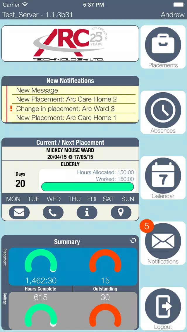 Screenshot di mPOW