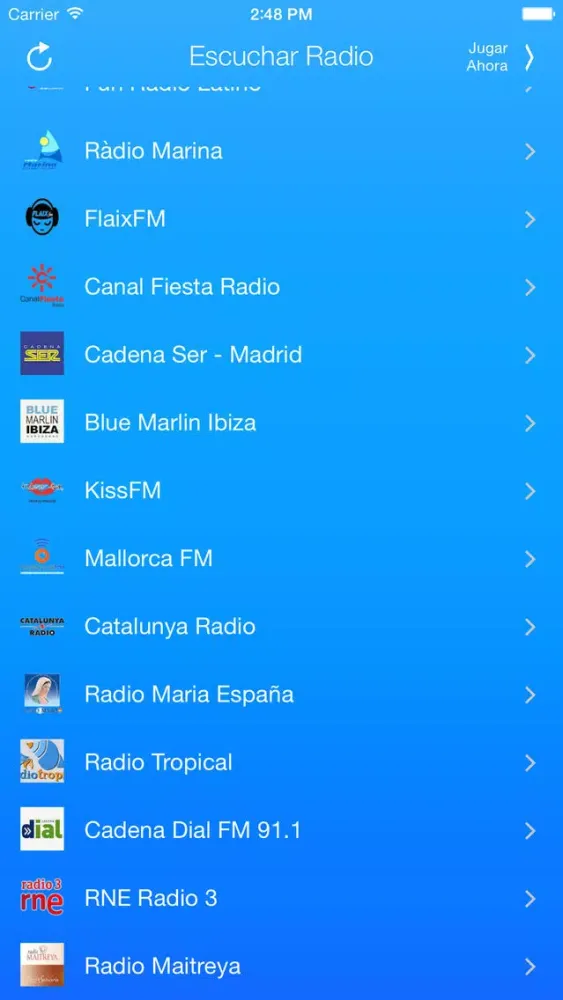 Capturas de pantalla de Escuchar Radio