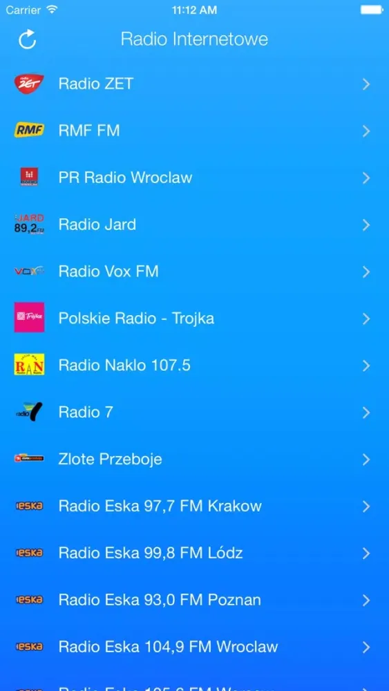 Capturas de pantalla de Radio Internetowe