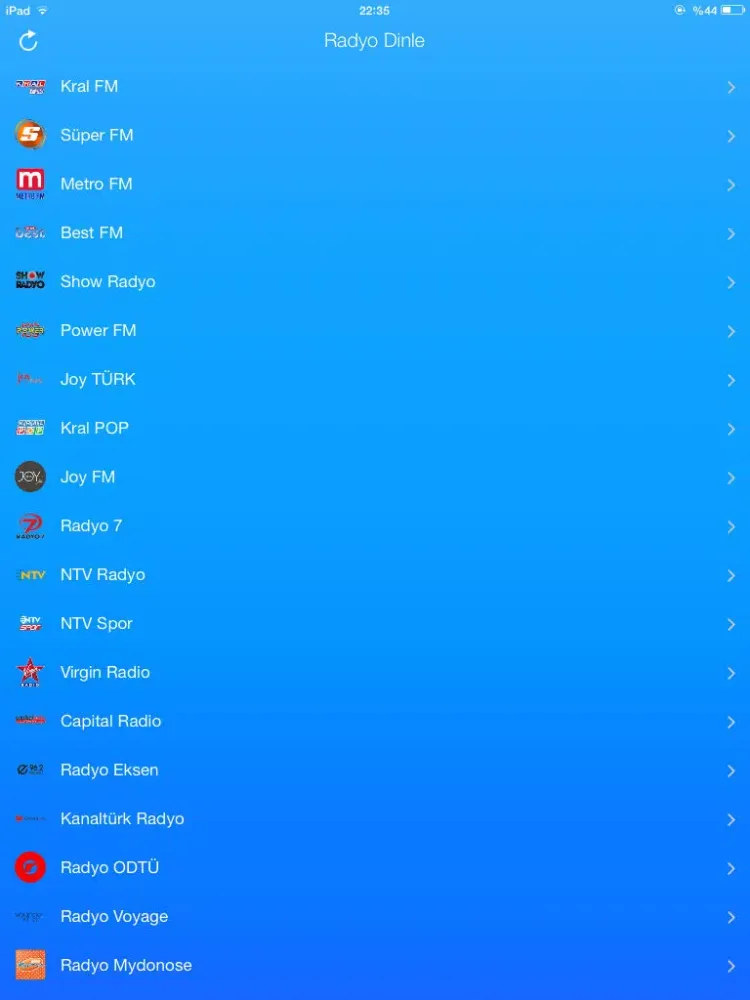 صور Turkish Radios Online iPad 