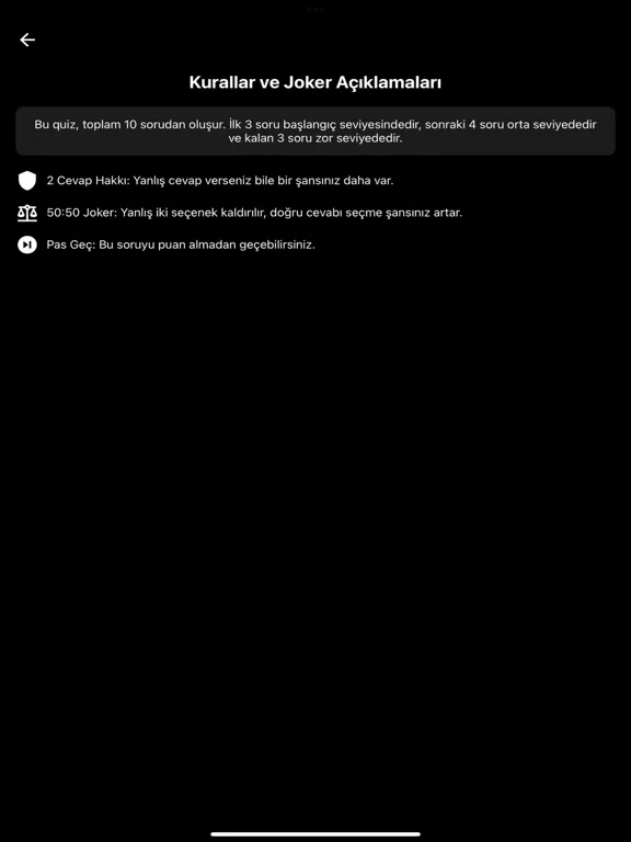 Ảnh chụp màn hình của Futbol Quiz Oyunu iPad 